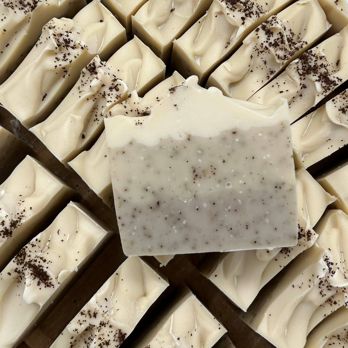 Creamy Mocha Coffee Soap Bar | Handmade Vegan Cold Process
