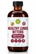 Herbal Lung Detox & Respiratory Support Bitters with Elderberry and Chlorophyl