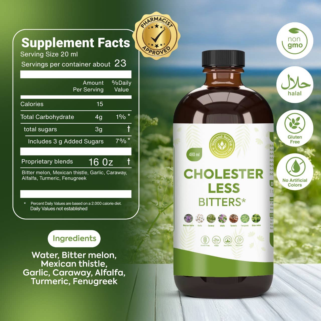Cholesterol Less Living bitters (Not for beginners)