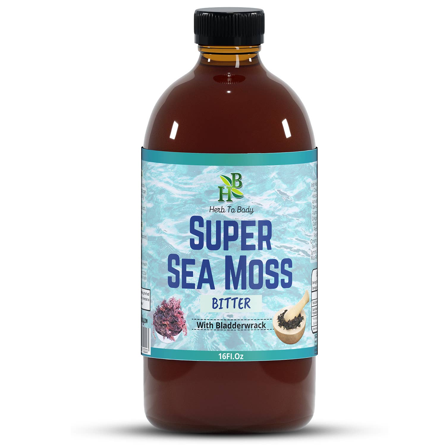 Super Sea Moss Bitter | 40+ Herbal Wellness Tonic with Irish Moss & Bladderwrack