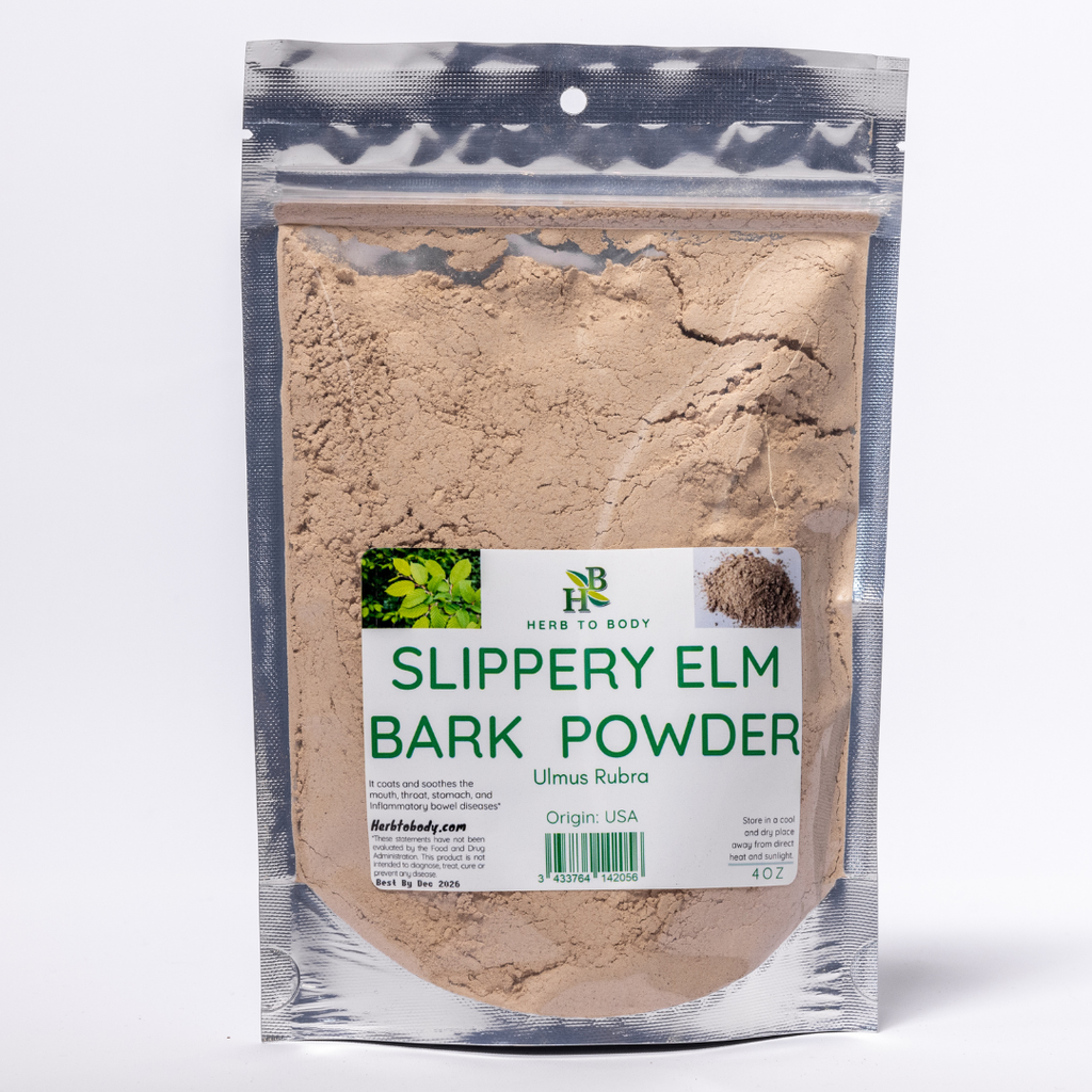 Slippery Elm Bark Powder ( Gut Healing • Sore Throat Relief • Anti-Inflammatory Support)