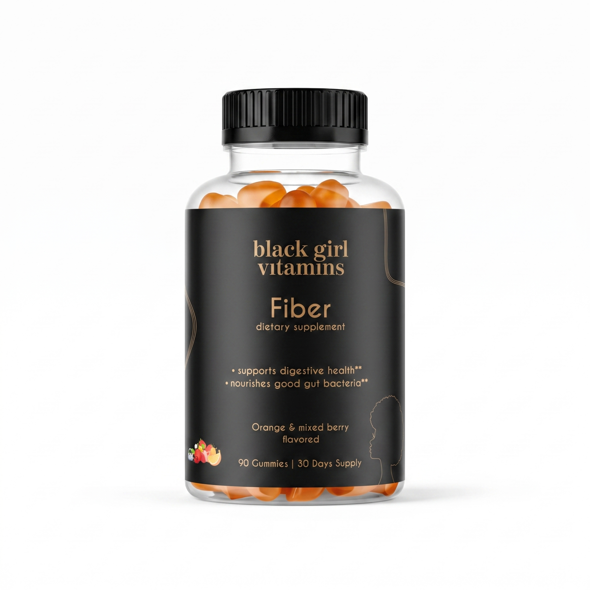 Fiber Gummies – Digestive Health, Regularity & Prebiotic Gut Support | 90 Gummies
