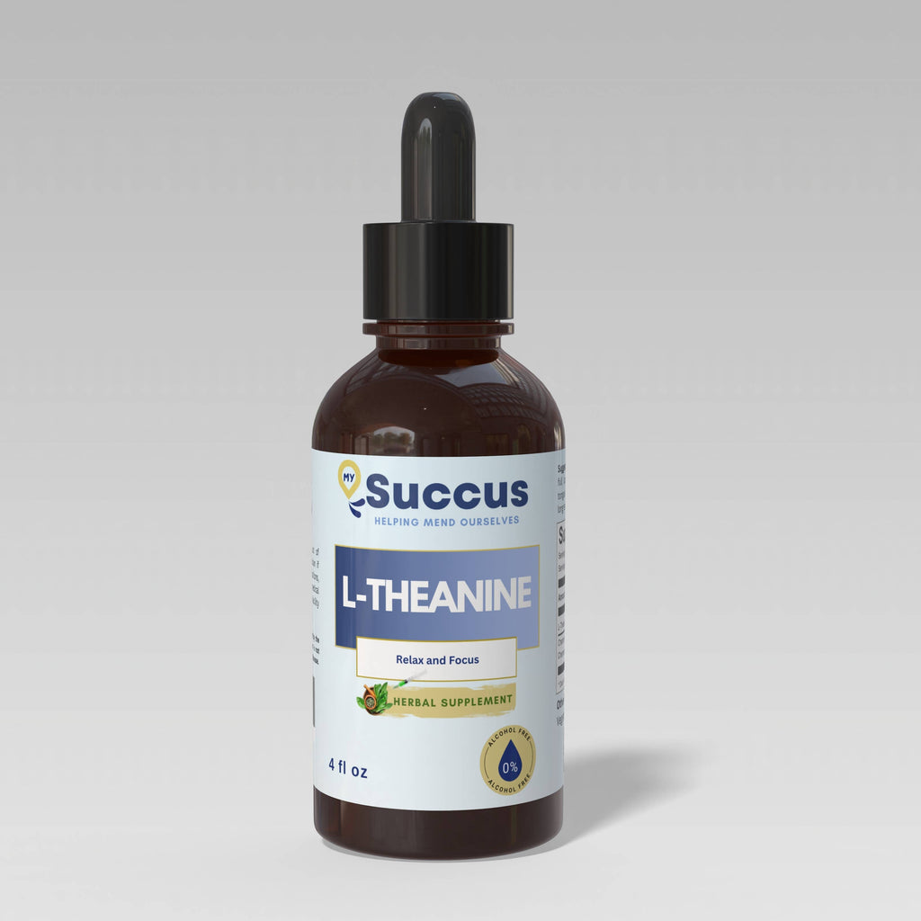 L-Theanine 200 mg Liquid Drops | Relaxation | Mental Clarity | Focus | Stress Balance