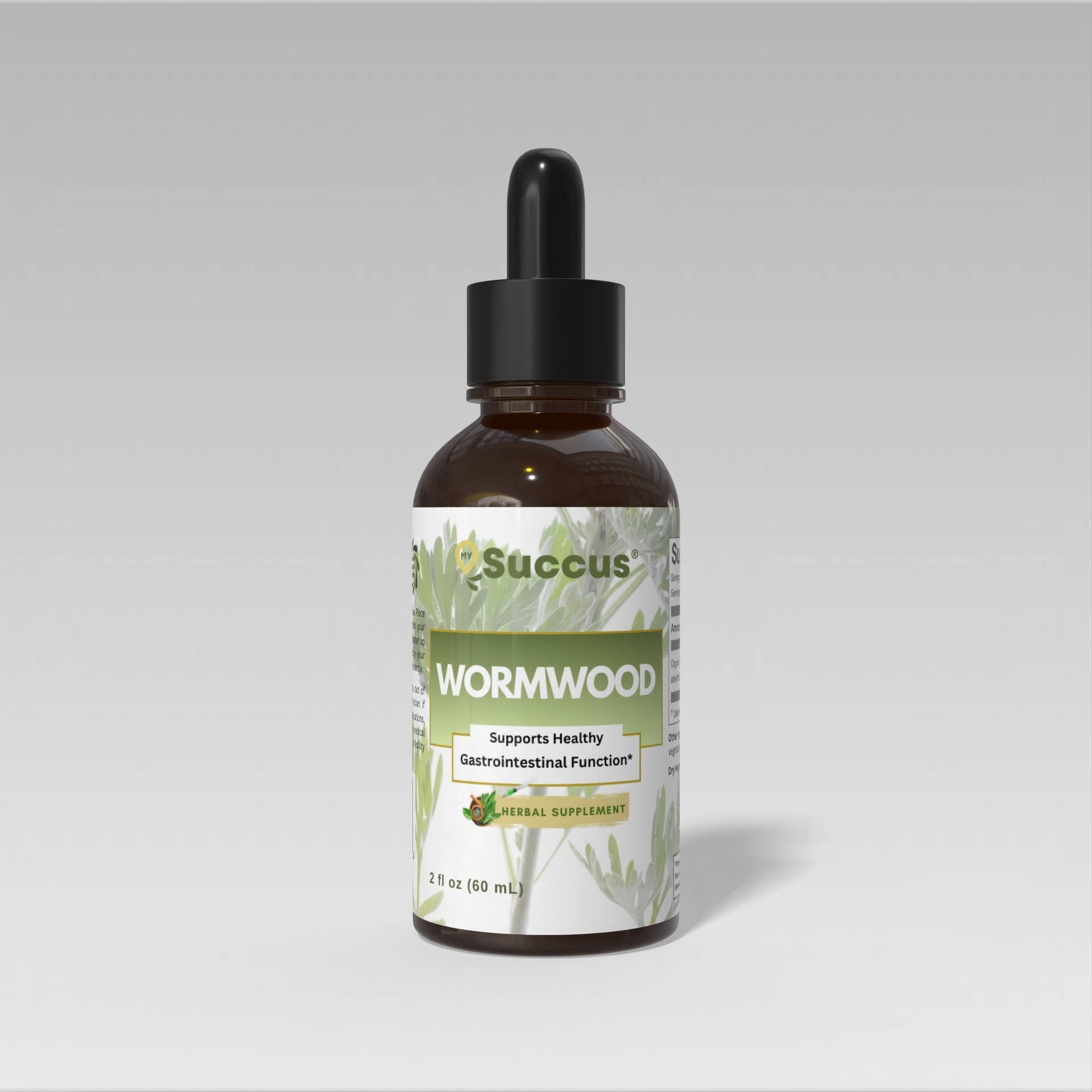 Wormwood Tincture (Alcohol-Free) | Digestive & Herbal Cleanse Support (1oz)