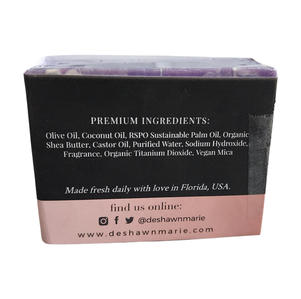 Purple Peach Soap Bar