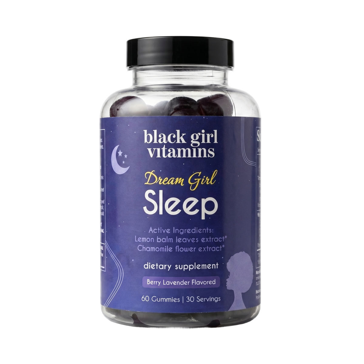 Dream Girl Sleep Gummies – Melatonin, L-Theanine, Lemon Balm & Chamomile | 60 Gummies