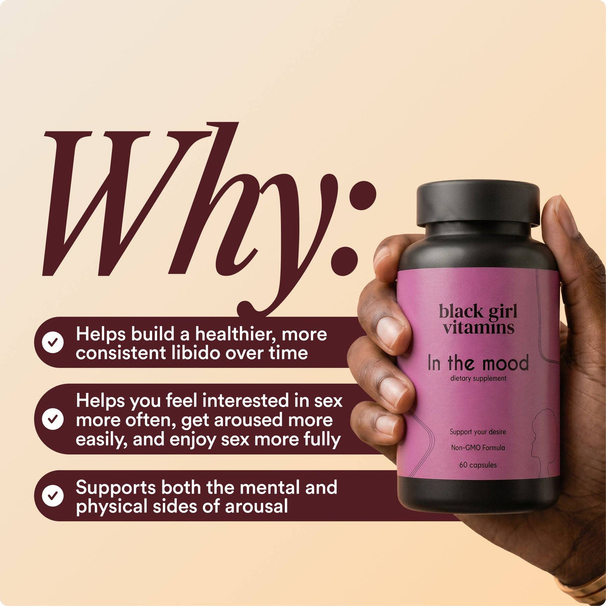 In the Mood | Women's Libido, Desire & Intimacy Support – 60 Capsules