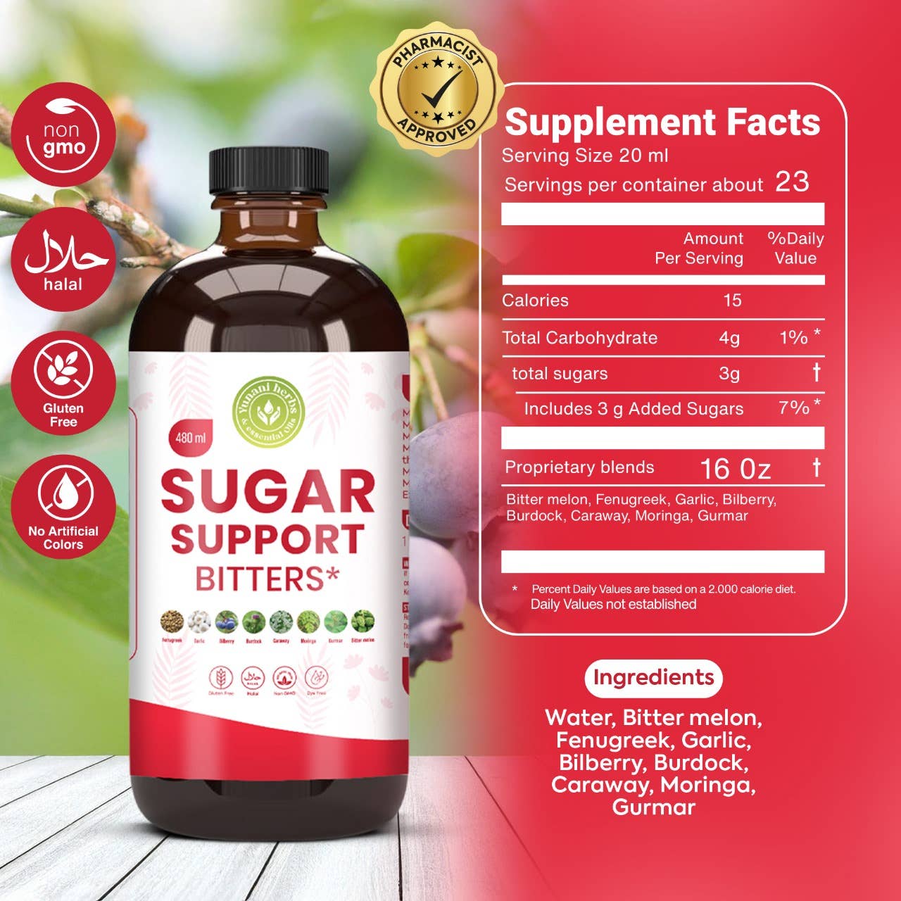 Sugar Support living bitters (Not For Beginners)