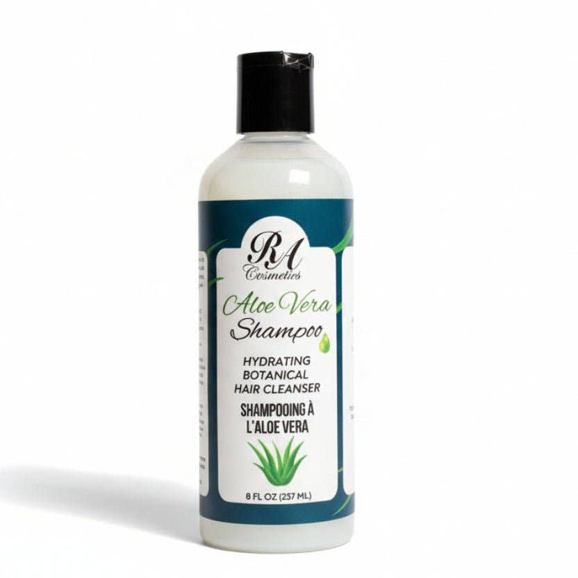 Aloe Vera Shampoo 8oz – Hydrating Botanical Hair Cleanser: 8oz