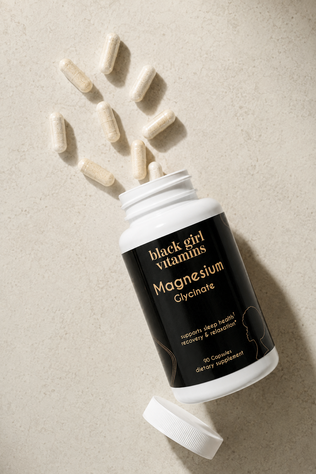 Magnesium Glycinate – Sleep, Relaxation & Muscle Support | 120 mg, 90 Capsules