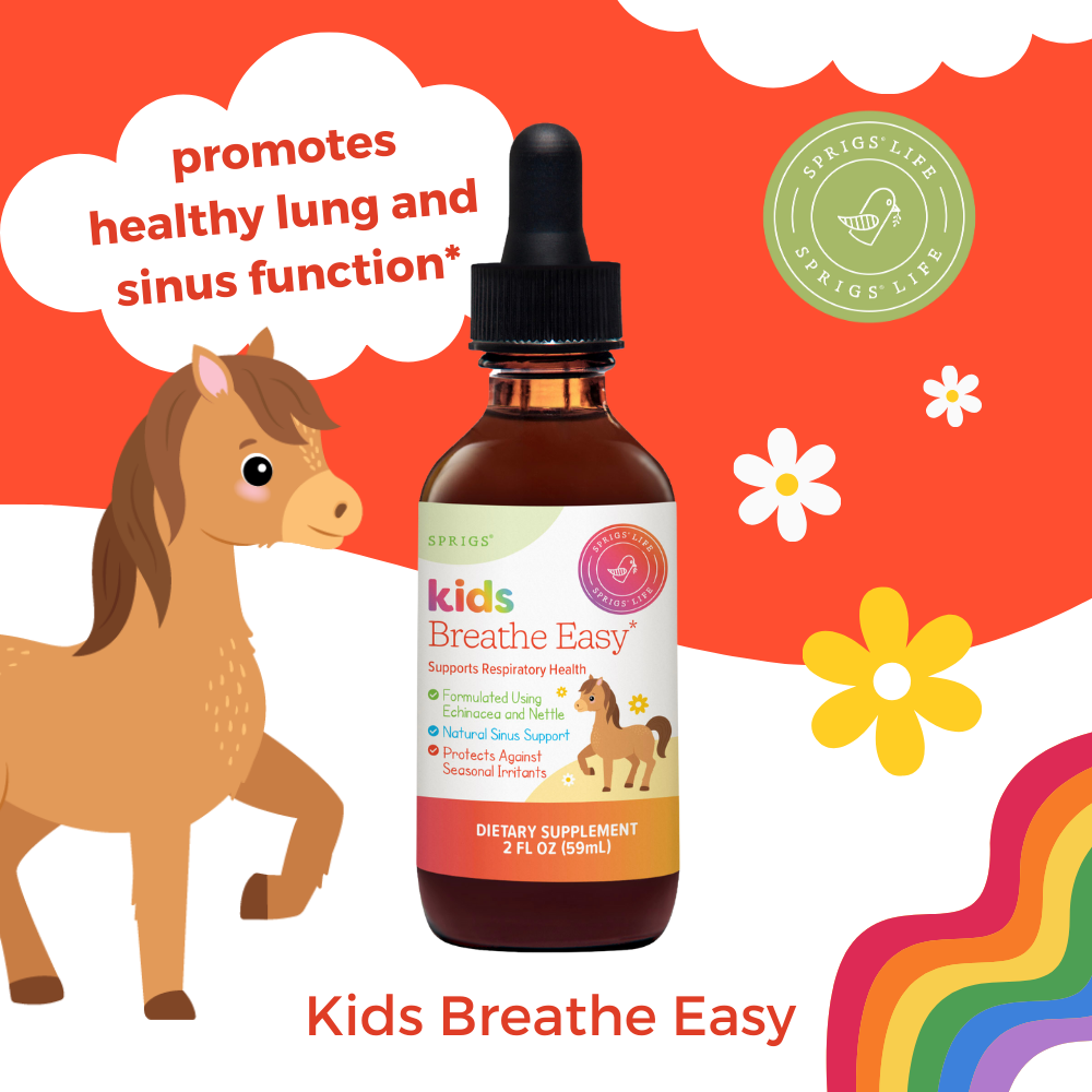 Kids Breathe Easy – Herbal Respiratory, Sinus & Seasonal Wellness Support | 2 oz