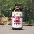 Herbal Lung Detox & Respiratory Support Bitters with Elderberry and Chlorophyl