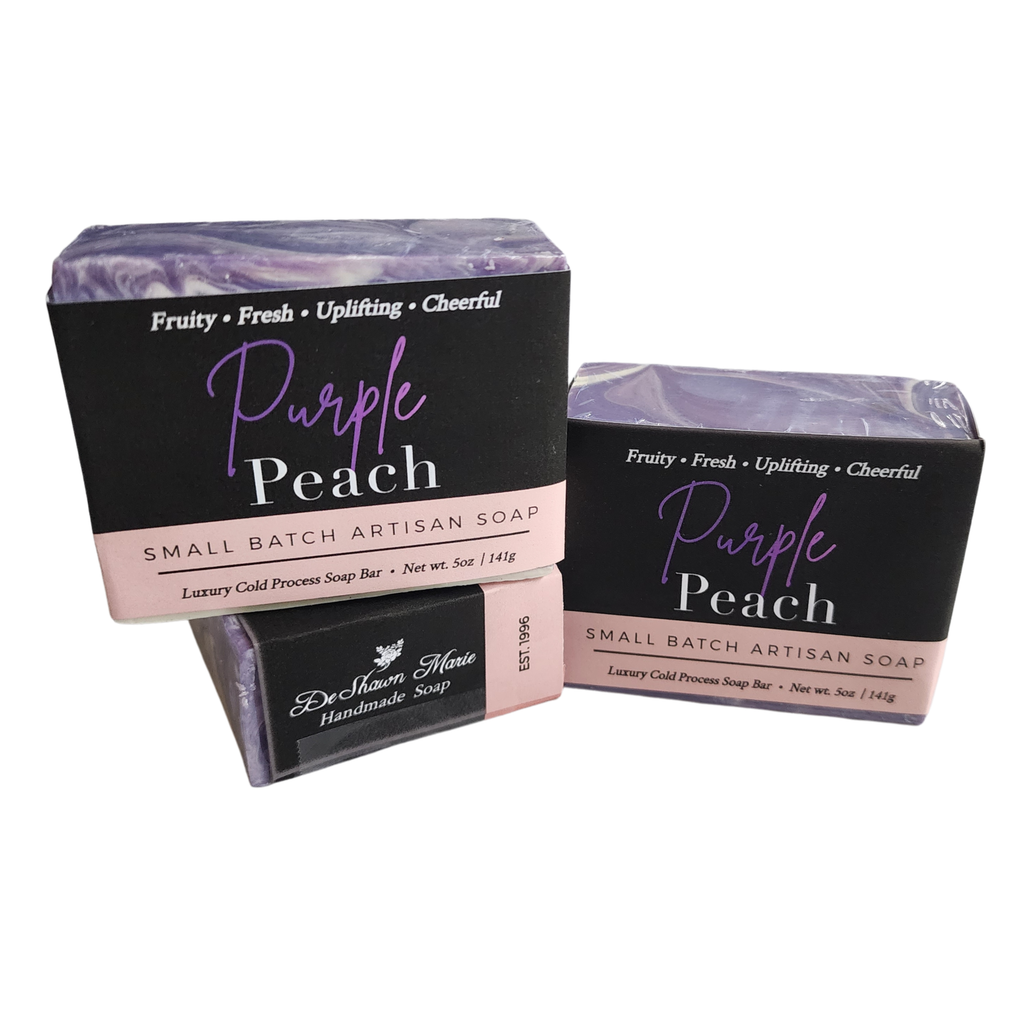 Purple Peach Soap Bar
