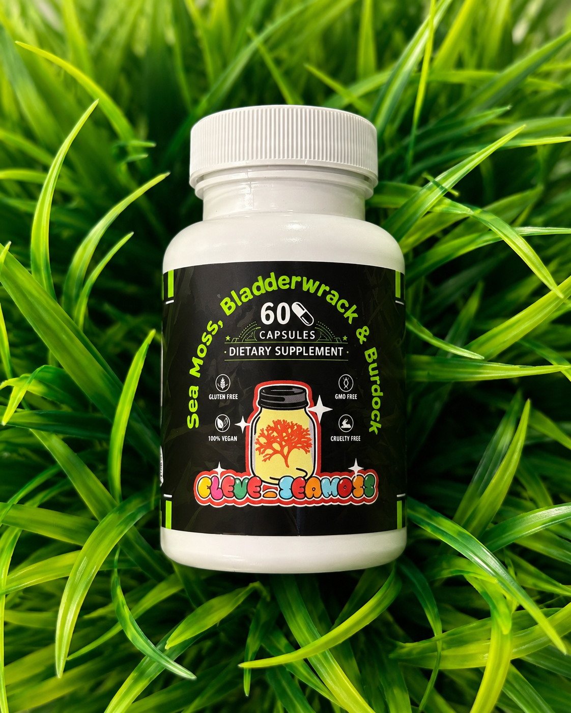 Seamoss, Bladderwrack & Burdock Root Capsules | 30 day supply