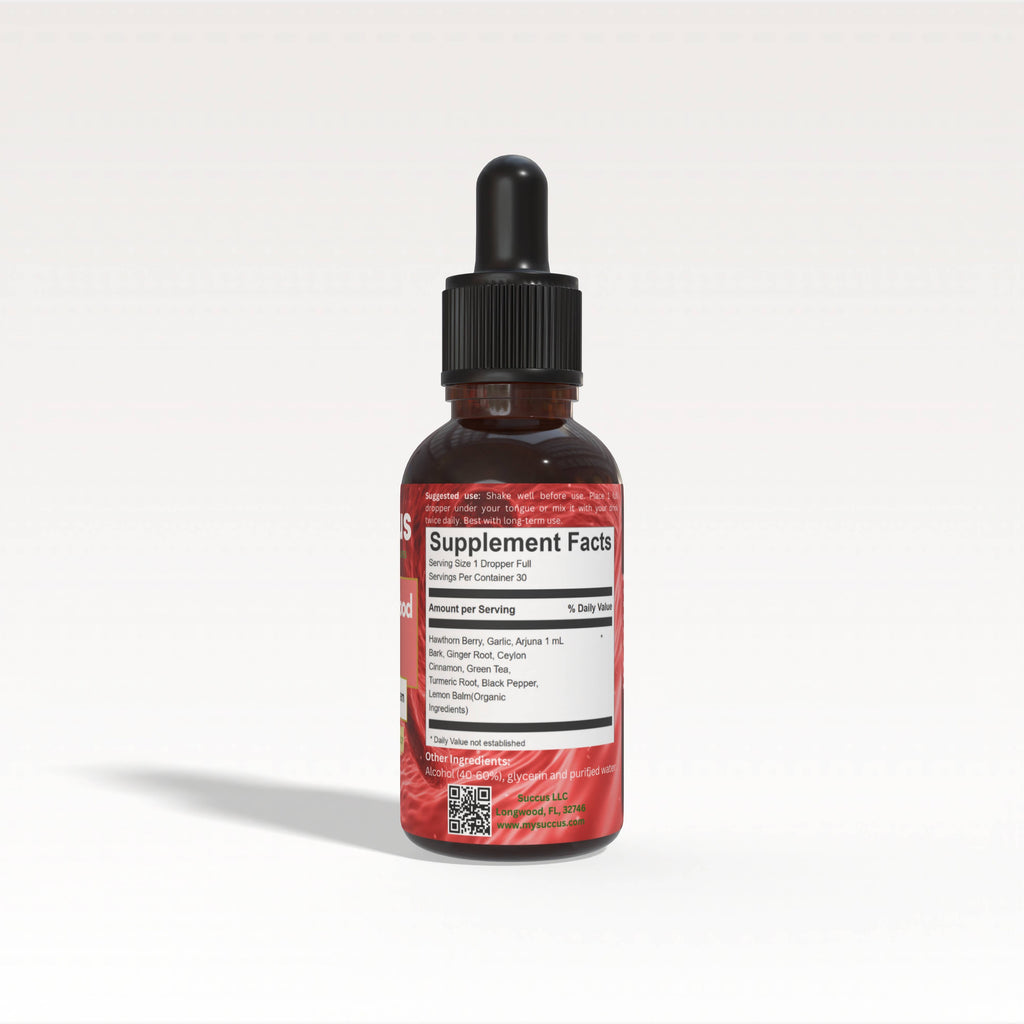 Heart and Blood Elixir - Herbal Support for Vitality & Flow: Alcohol Free / 1 fl oz