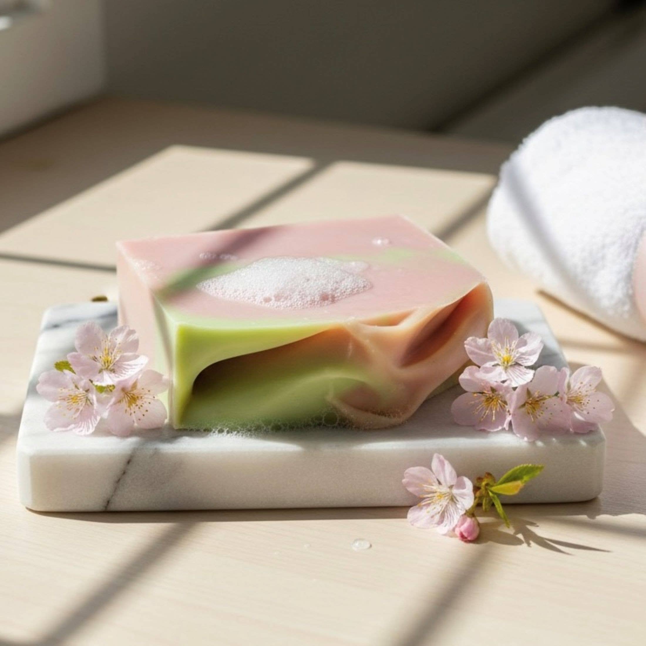 Cherry Blossom Handmade Soap Bar VEGAN