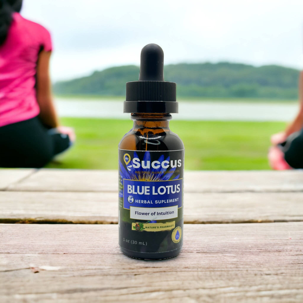 Blue Lotus Tincture - The Flower of Intuition (High Potency) : Alcohol Free / 1 fl oz
