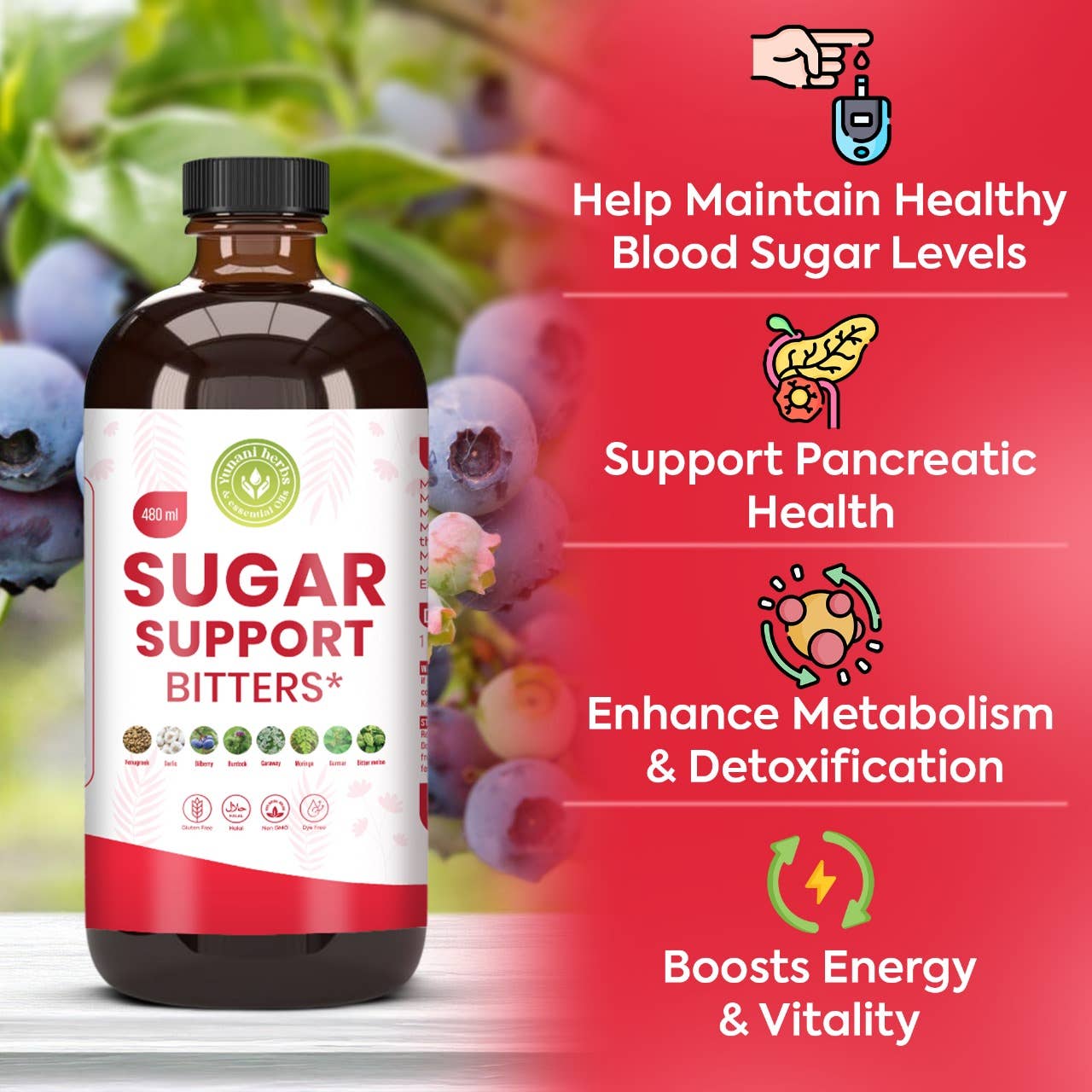 Sugar Support living bitters (Not For Beginners)