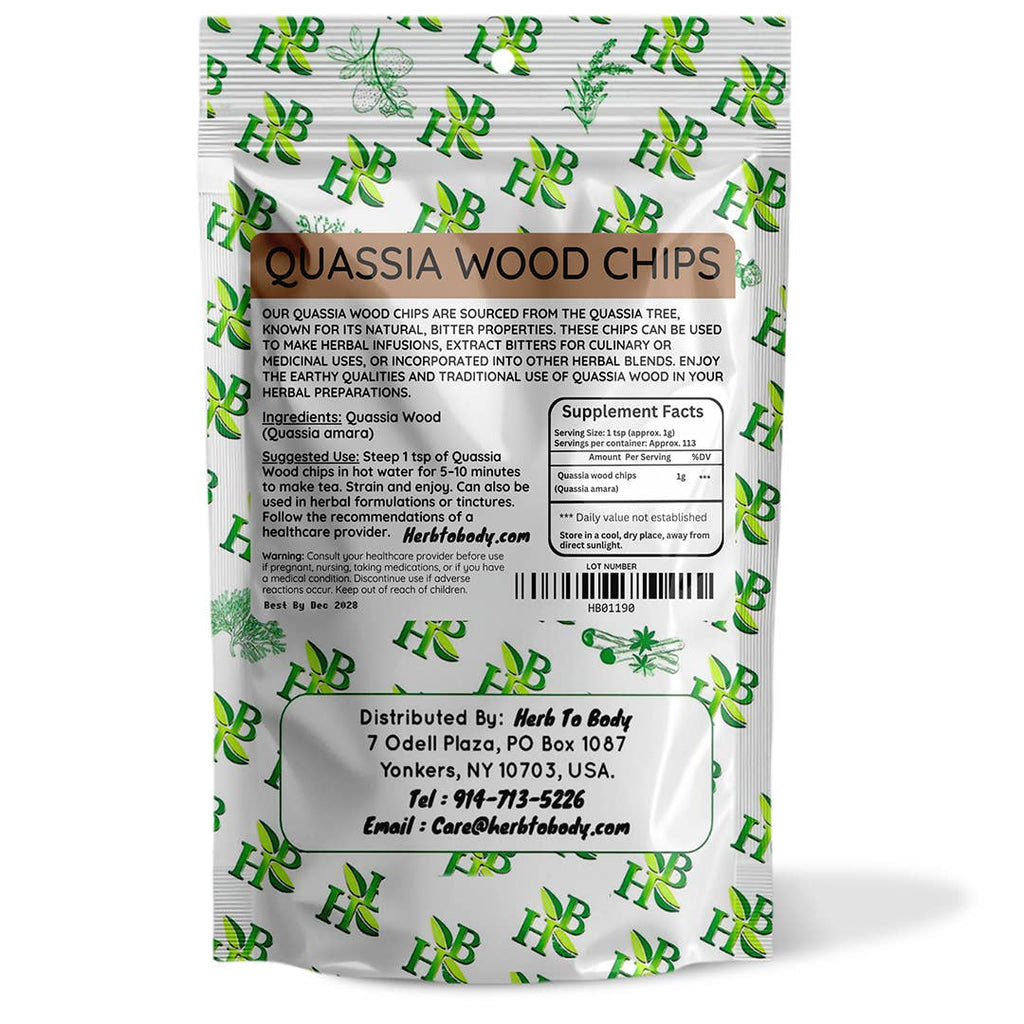 Quassia Chips (4oz)  | Digestive | Gut Balance | Parasite Support