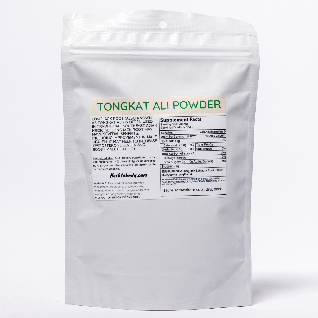 Tongkat Ali Powder | Male Vitality | Strength | Testosterone Support| Libido | Energy