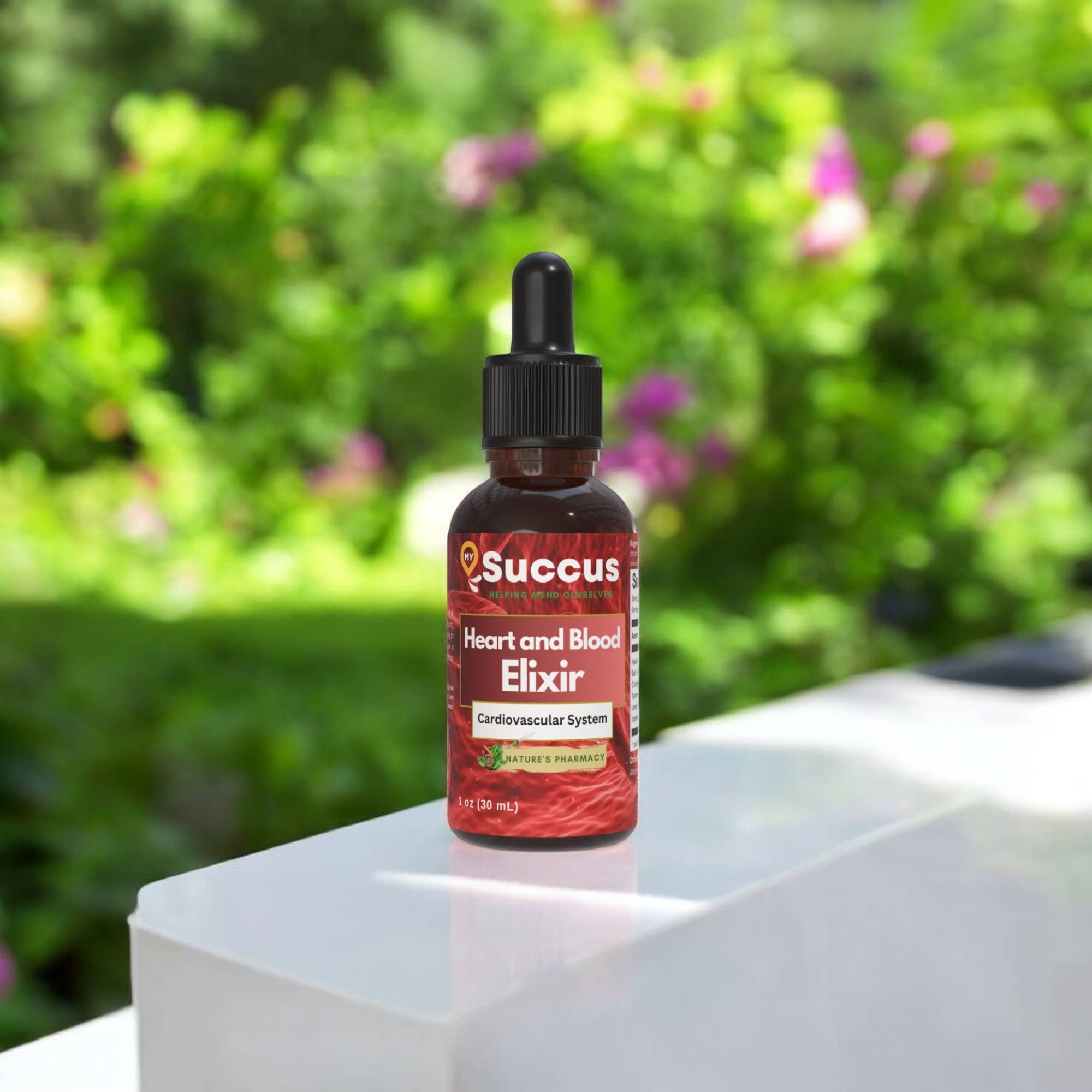 Heart and Blood Elixir - Herbal Support for Vitality & Flow: Alcohol Free / 1 fl oz