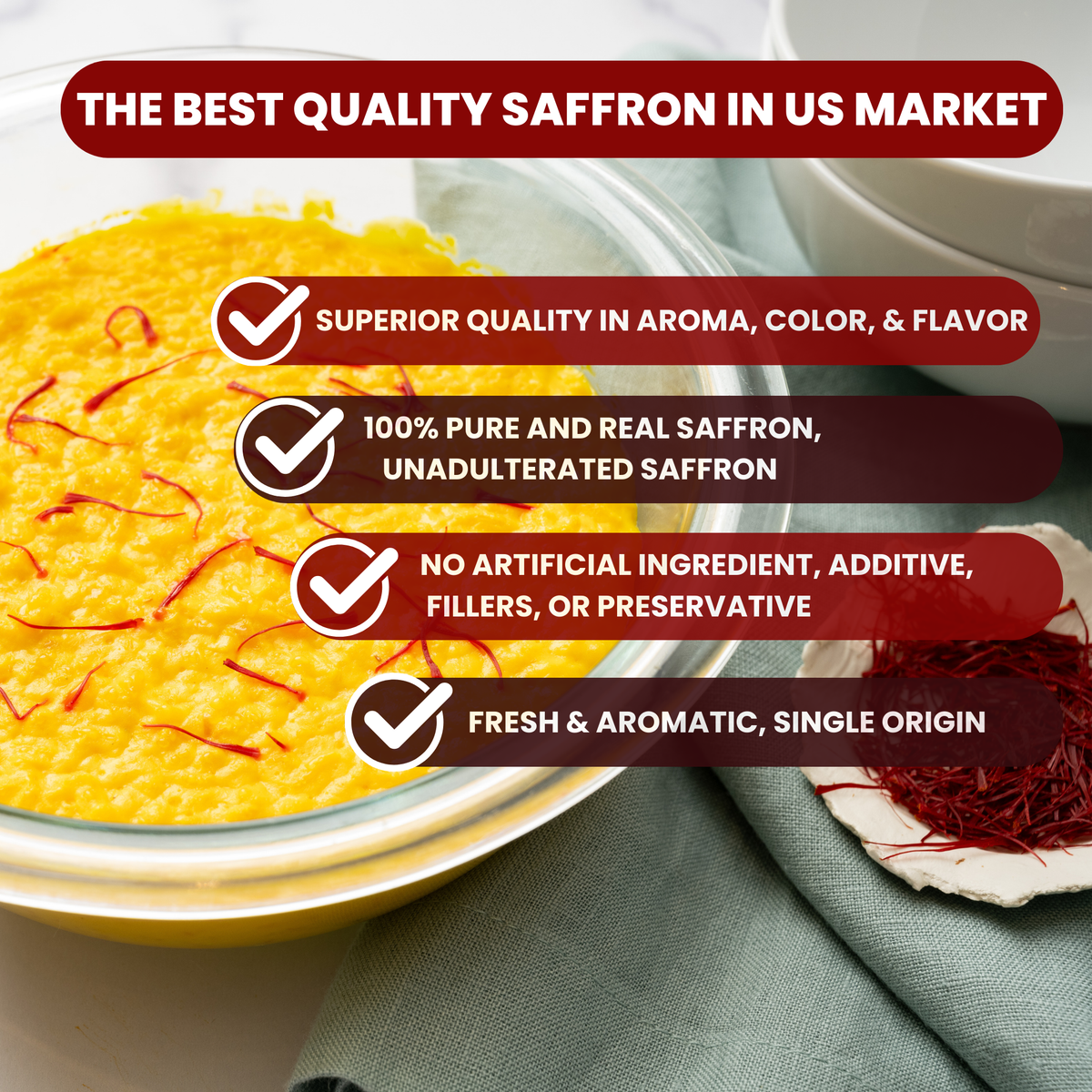 Saffron from Afghanistan - Superior Negin Quality  ( 4 Grams)