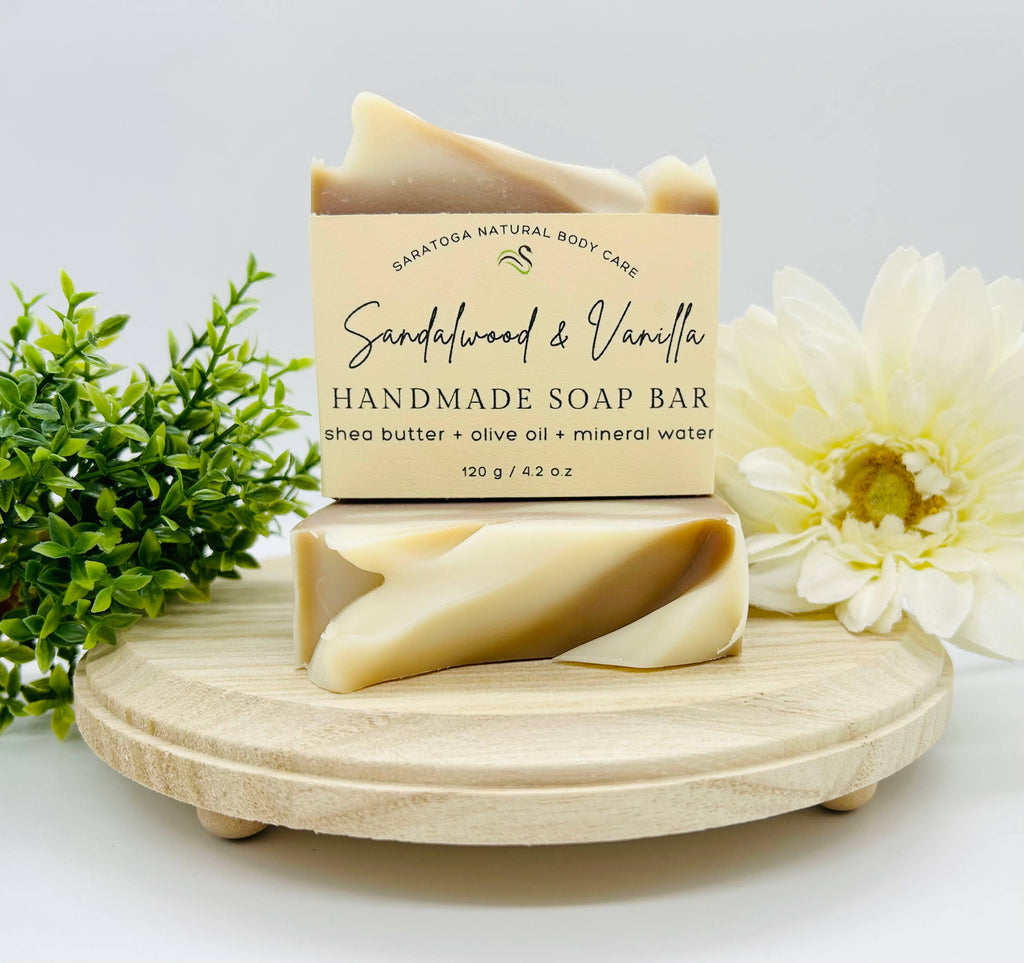 Sandalwood Vanilla Handmade Soap Bar VEGAN