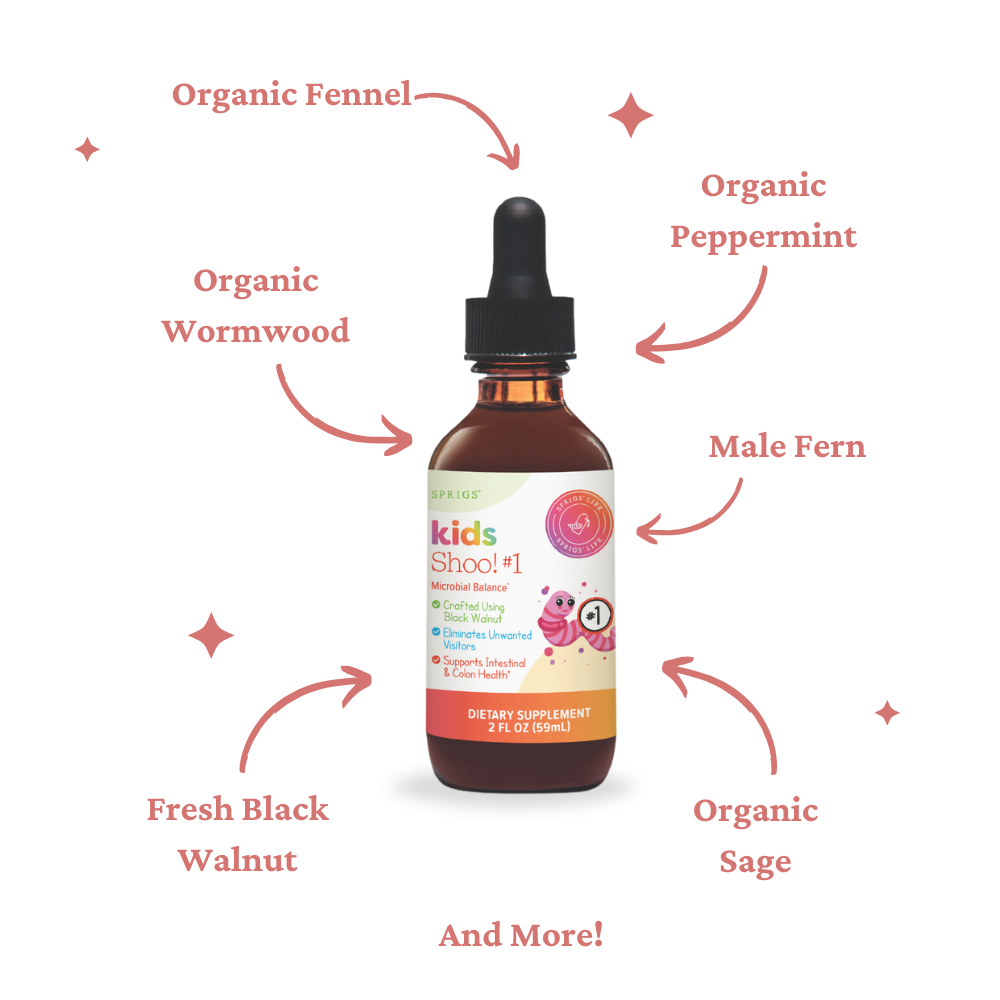 Kids Shoo!™ | 21-Day Herbal Wellness Kit | 2 oz Bottles