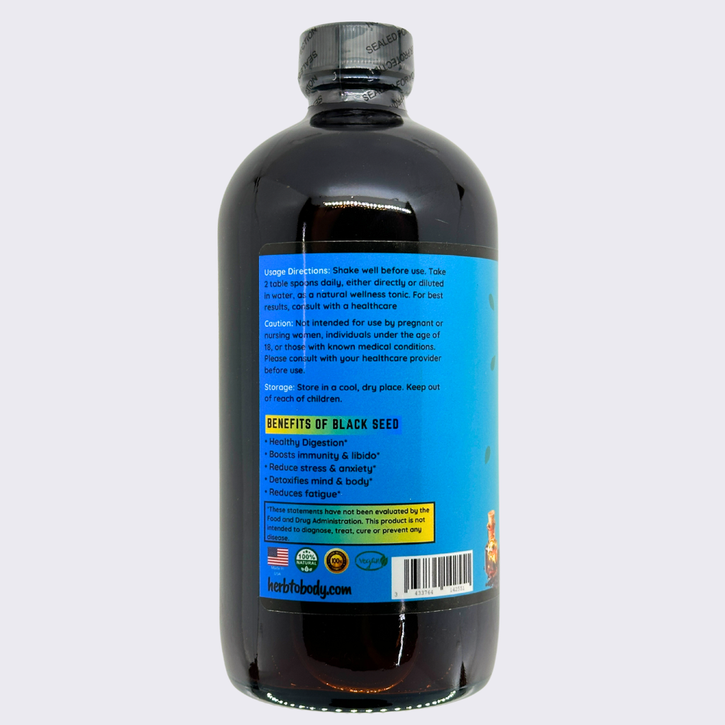 Black Seed Bitter (16oz Glass Bottle) (Not for beginners)
