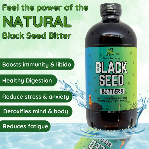 Black Seed Bitter (16oz Glass Bottle) (Not for beginners)