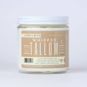 Vanilla Whipped Tallow Moisturizer (NEW!) (Sensitive Skin | Dry Patches | Anti-Aging | Hair Butter )