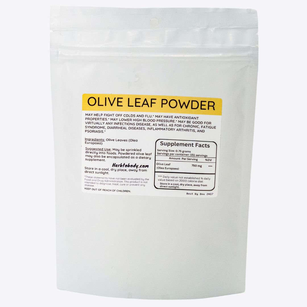 Olive Leaf Powder | Antioxidants| Blood Pressure| Antibacterial | Blood Sugar