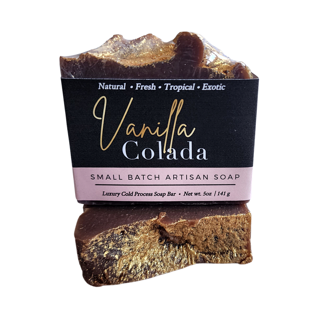 Vanilla Colada Bar Soap | Tropical Coconut + Vanilla Glow Bar (5oz)