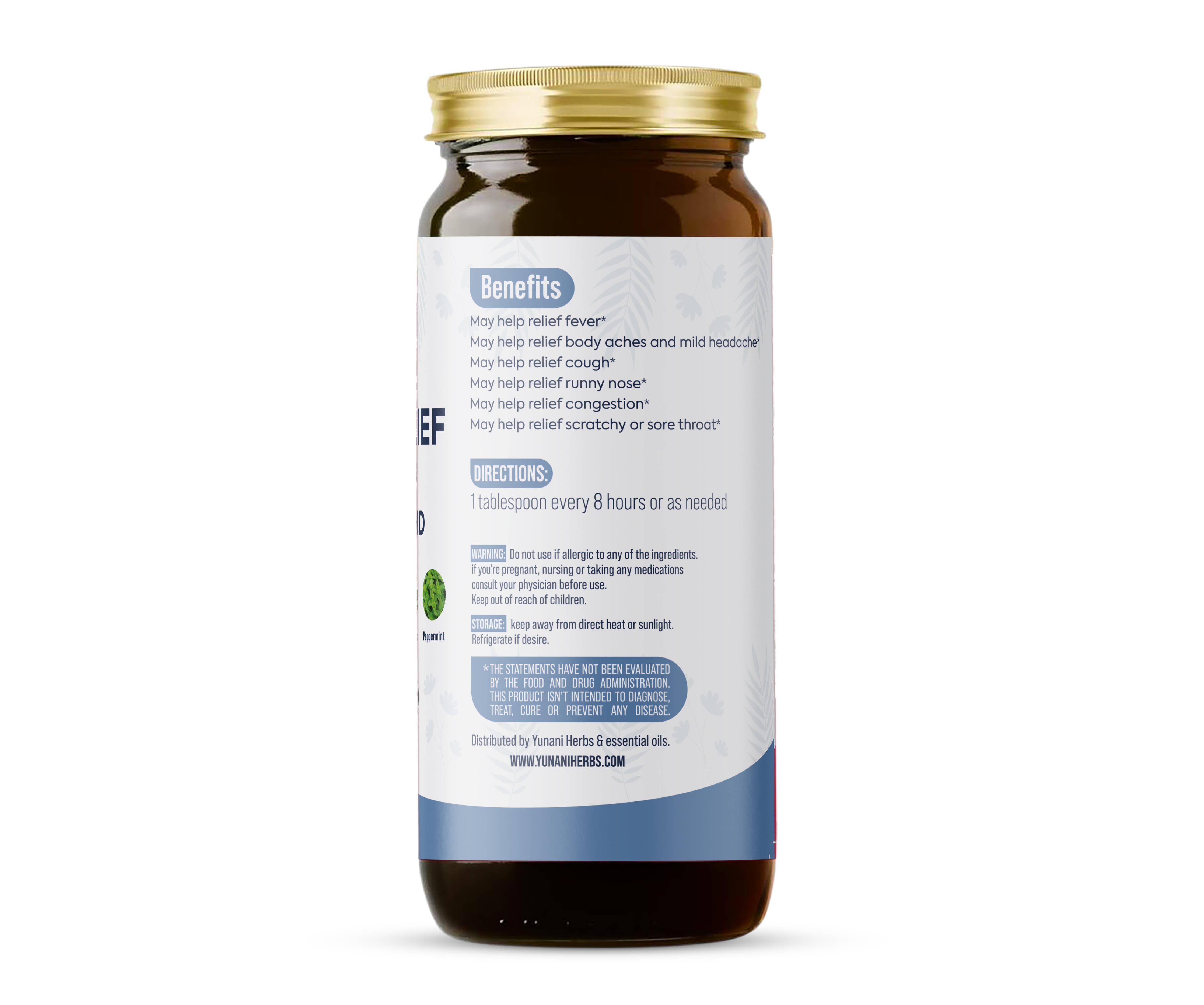 Cold Relief Syrup Honey Blend