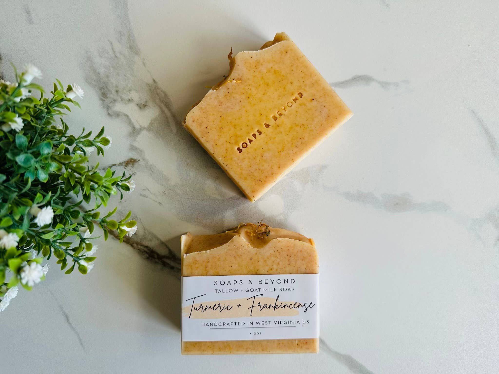 Tallow Turmeric Soap  Bar 100% natural 