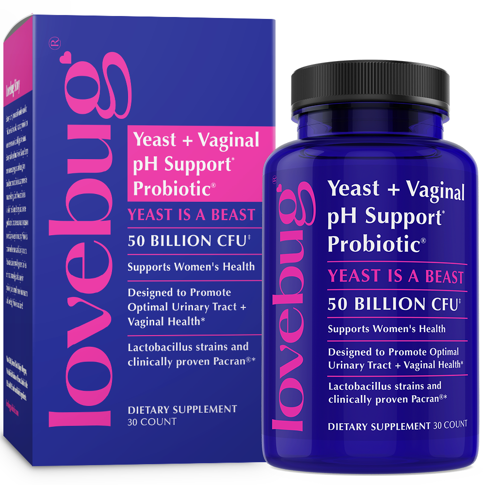 Yeast + Vaginal pH Probiotic – Feminine Balance & Urinary Tract Support | 30 Count