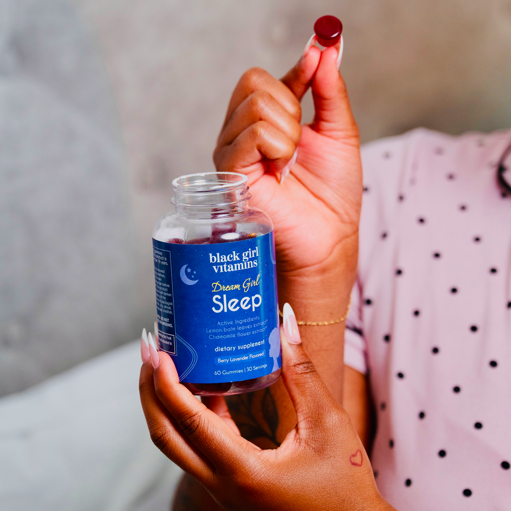 Dream Girl Sleep Gummies – Melatonin, L-Theanine, Lemon Balm & Chamomile | 60 Gummies