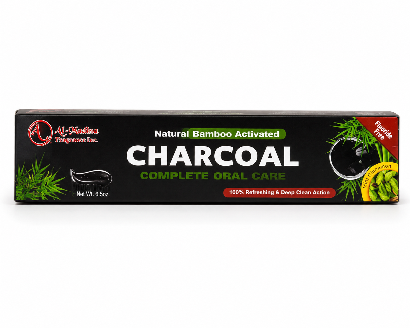 Bamboo Charcoal  Toothpaste | Fluroride Free