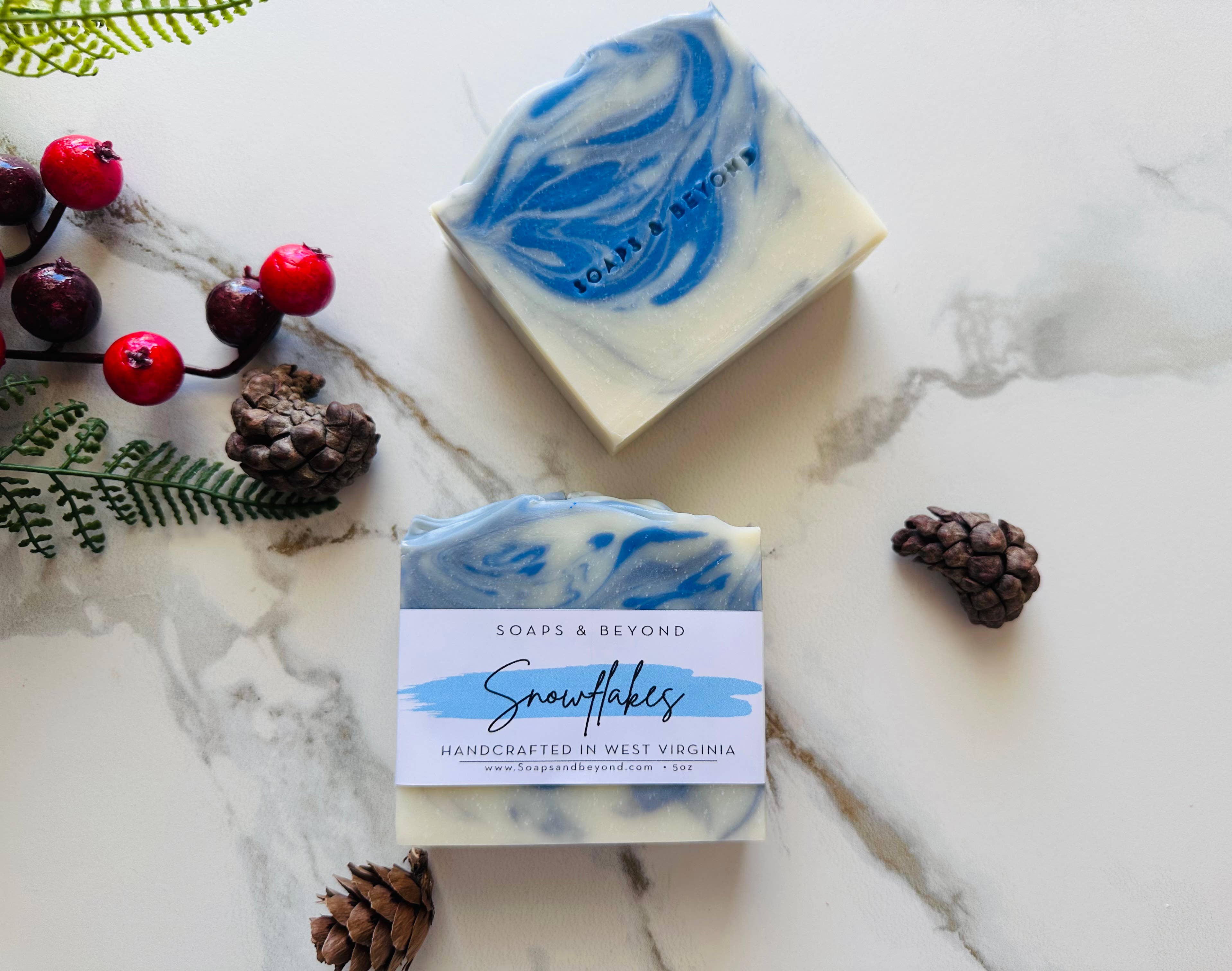  Snowflakes Soap Bar (SEASONAL)/ CLEARANCE