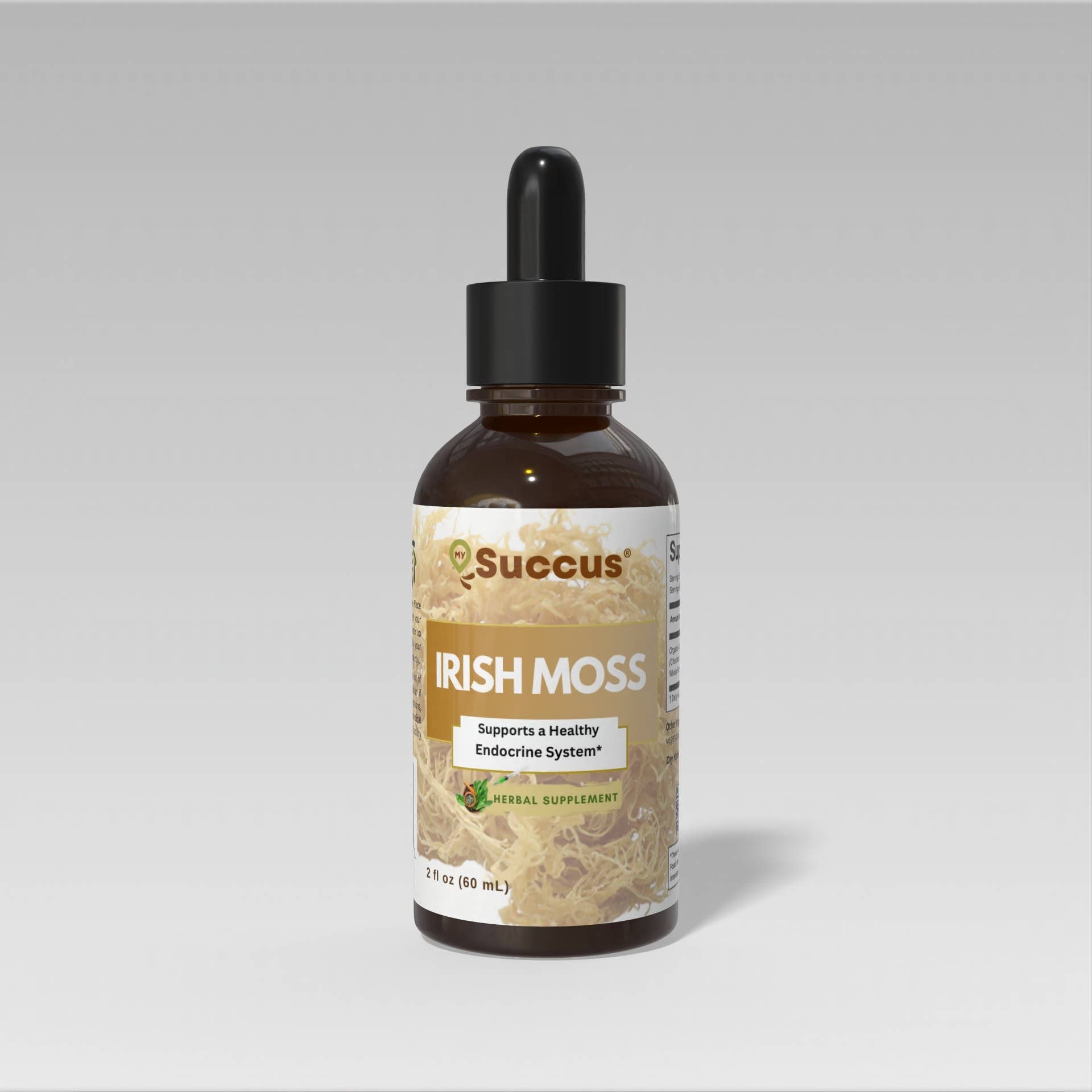 Irish Sea Moss Tincture | Mineral-Rich Oceanic Wellness | Alcohol-Free | 1 fl oz