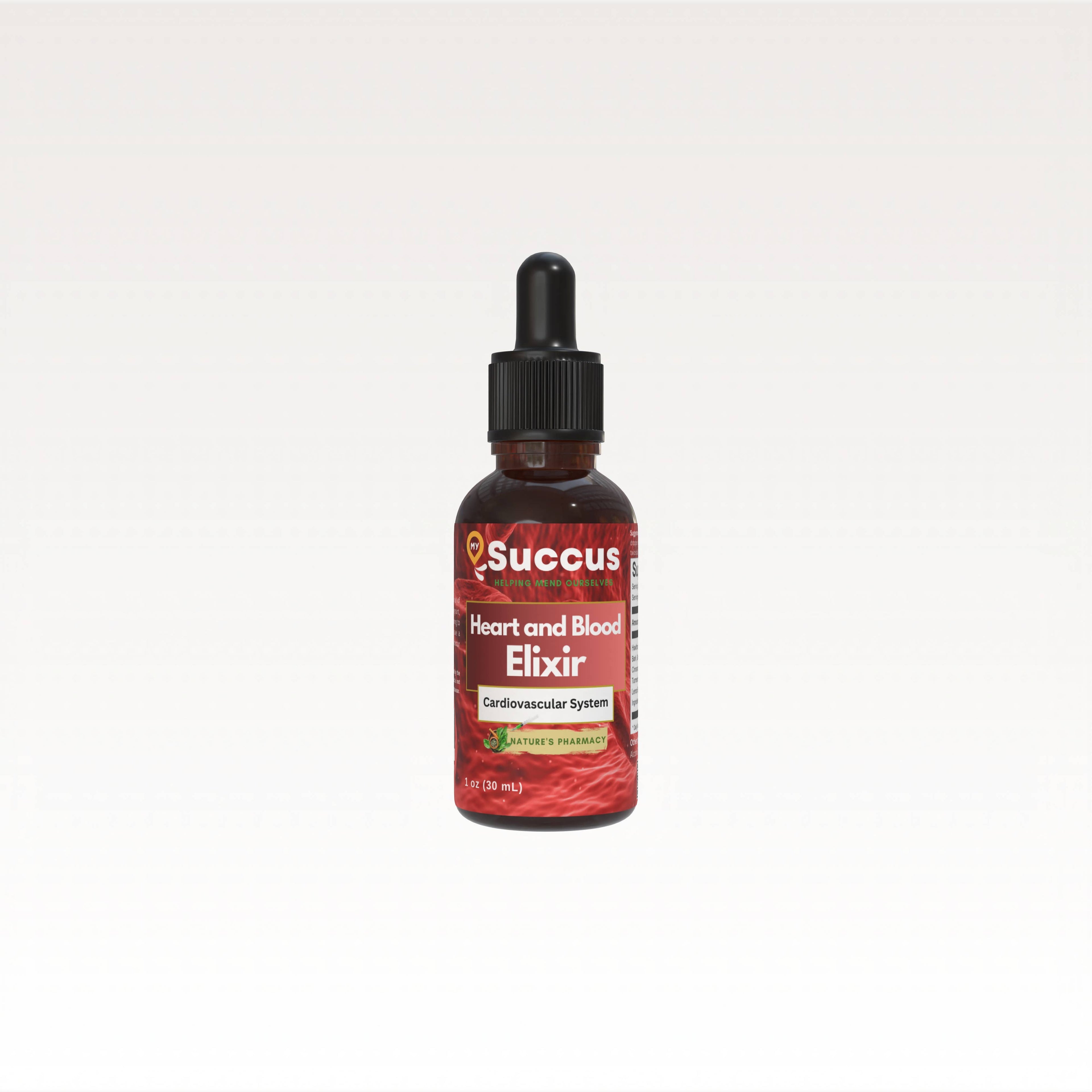 Heart and Blood Elixir - Herbal Support for Vitality & Flow: Alcohol Free / 1 fl oz