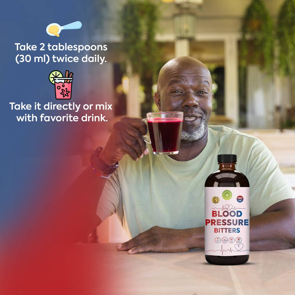 Blood Pressure Bitters | Herbal Cardiovascular & Circulation Support – 480 mL