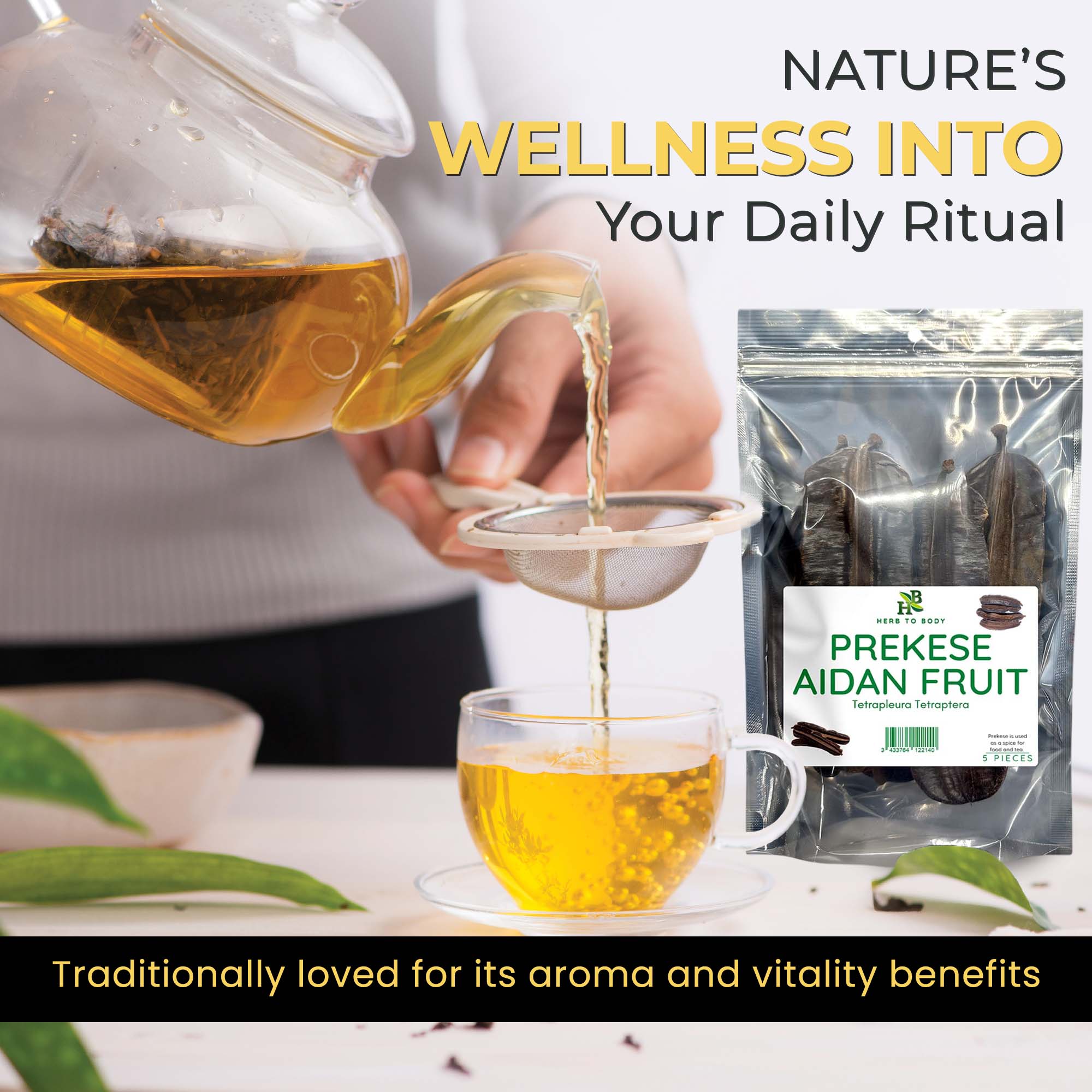 Prekese (Aidan Fruit) | Aromatic Herbal Pods for Tea, Soups & Wellness