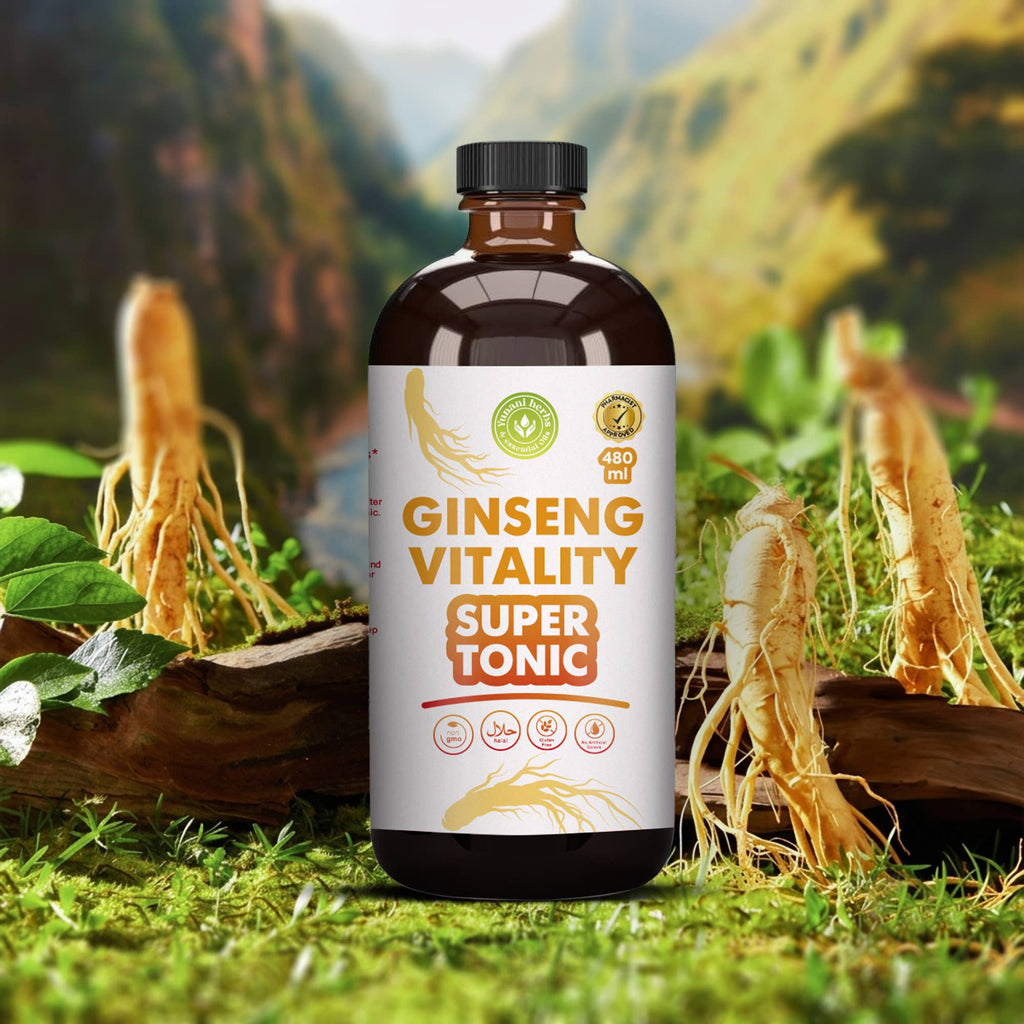 Ginseng Vitality Super Tonic | Men's Energy, Stamina & Performance Support – 480 mL