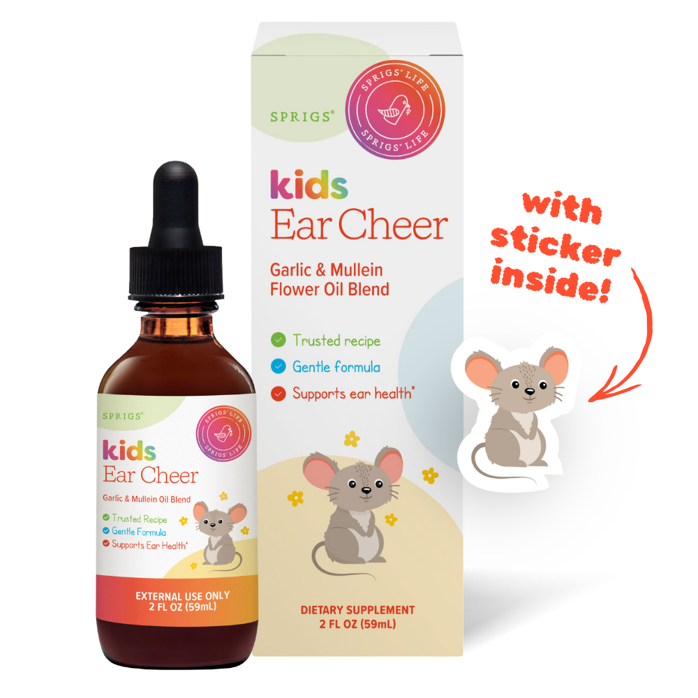 Kids Ear Cheer – Garlic & Mullein Herbal Ear Oil | 2 oz