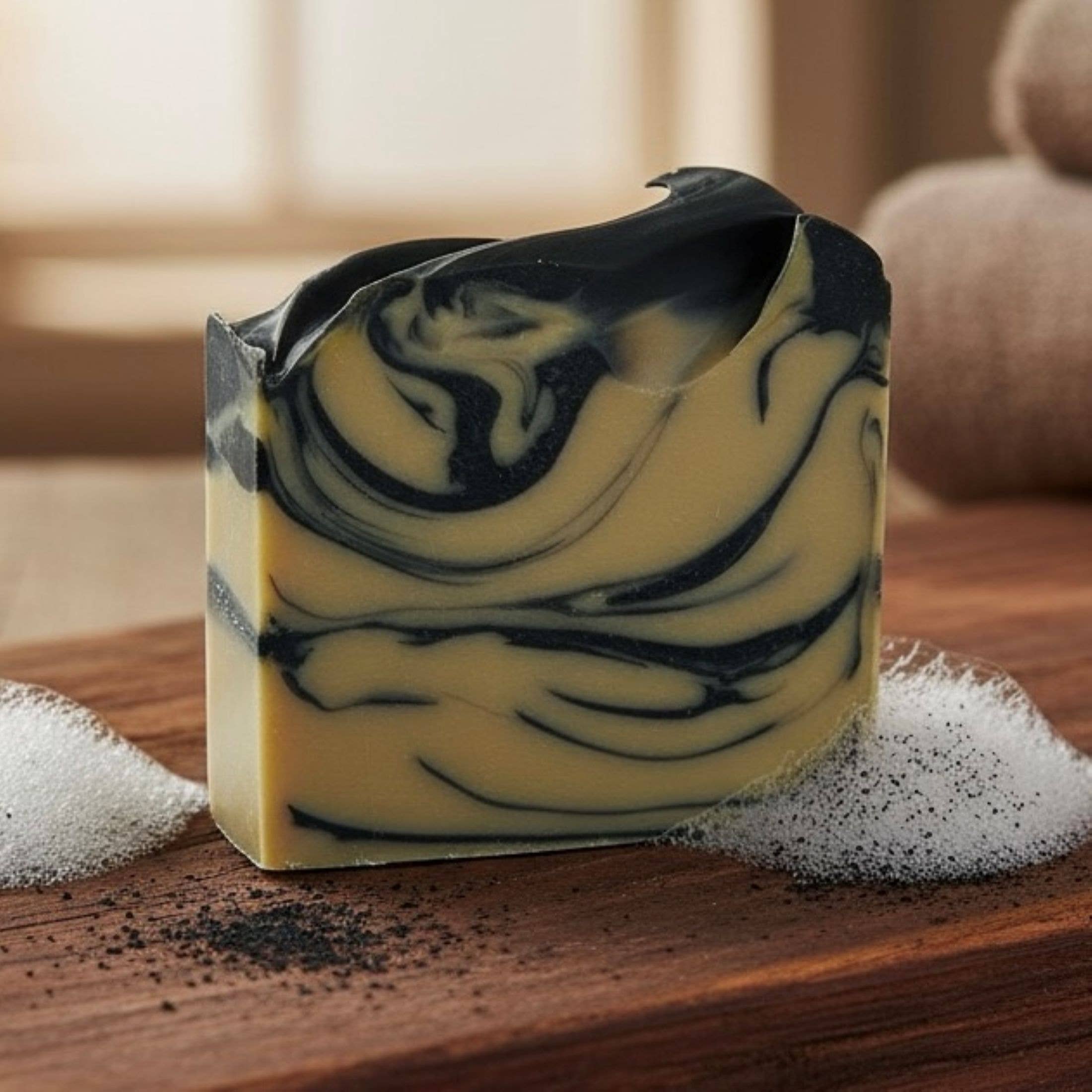 Mahogany Charcoal Handmade Soap Bar VEGAN