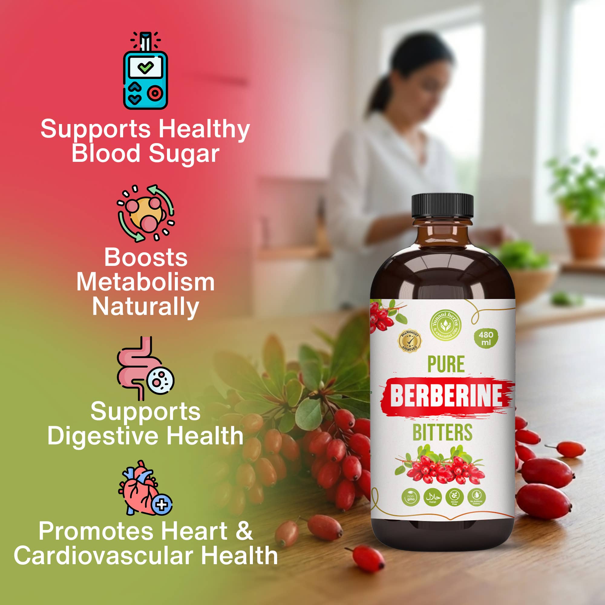 Pure Berberine Weight Management Bitters | Metabolic & Blood Sugar Support