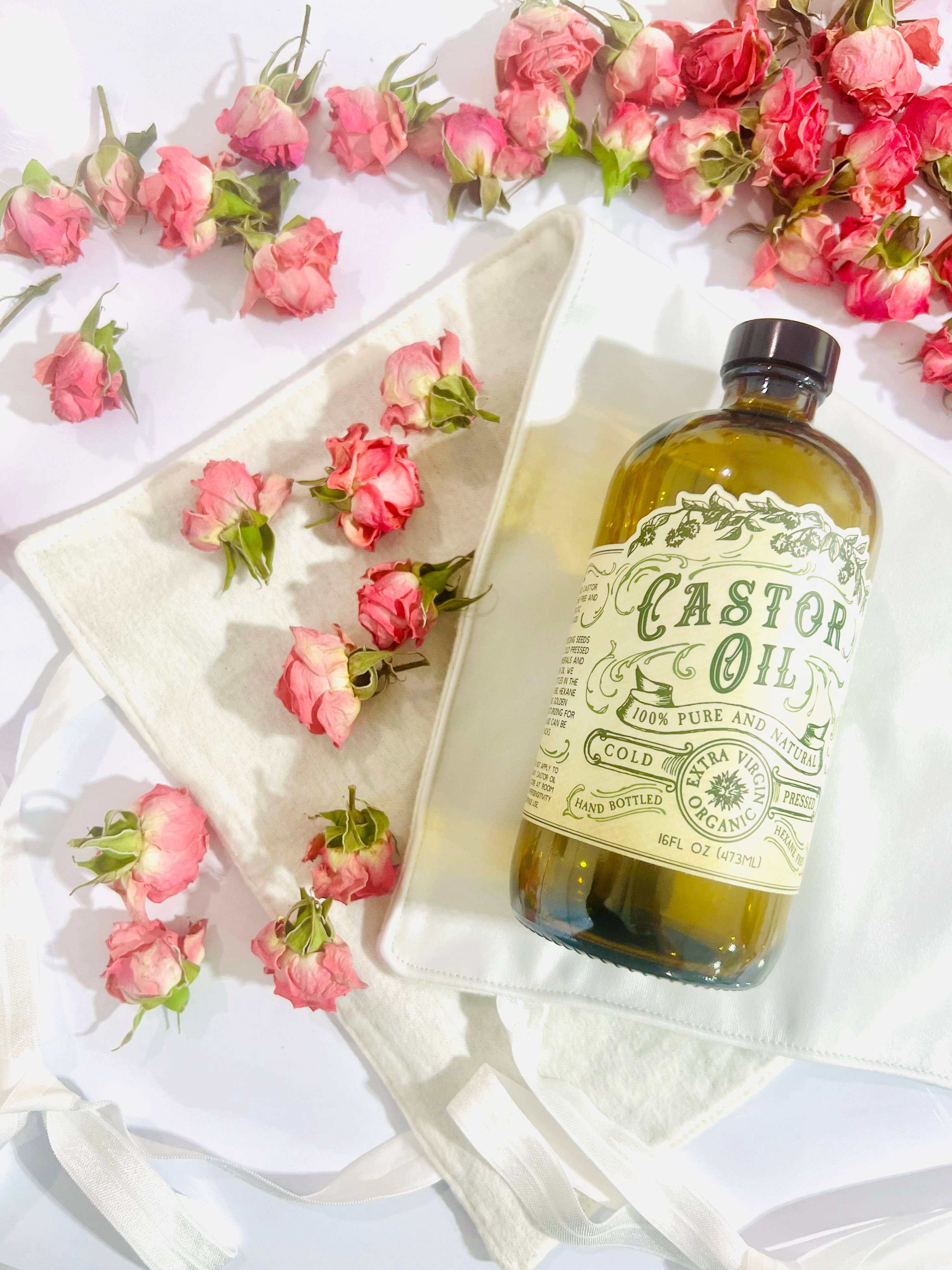 Cold Pressed Castor Oil |  (Organic & Glass Bottle)