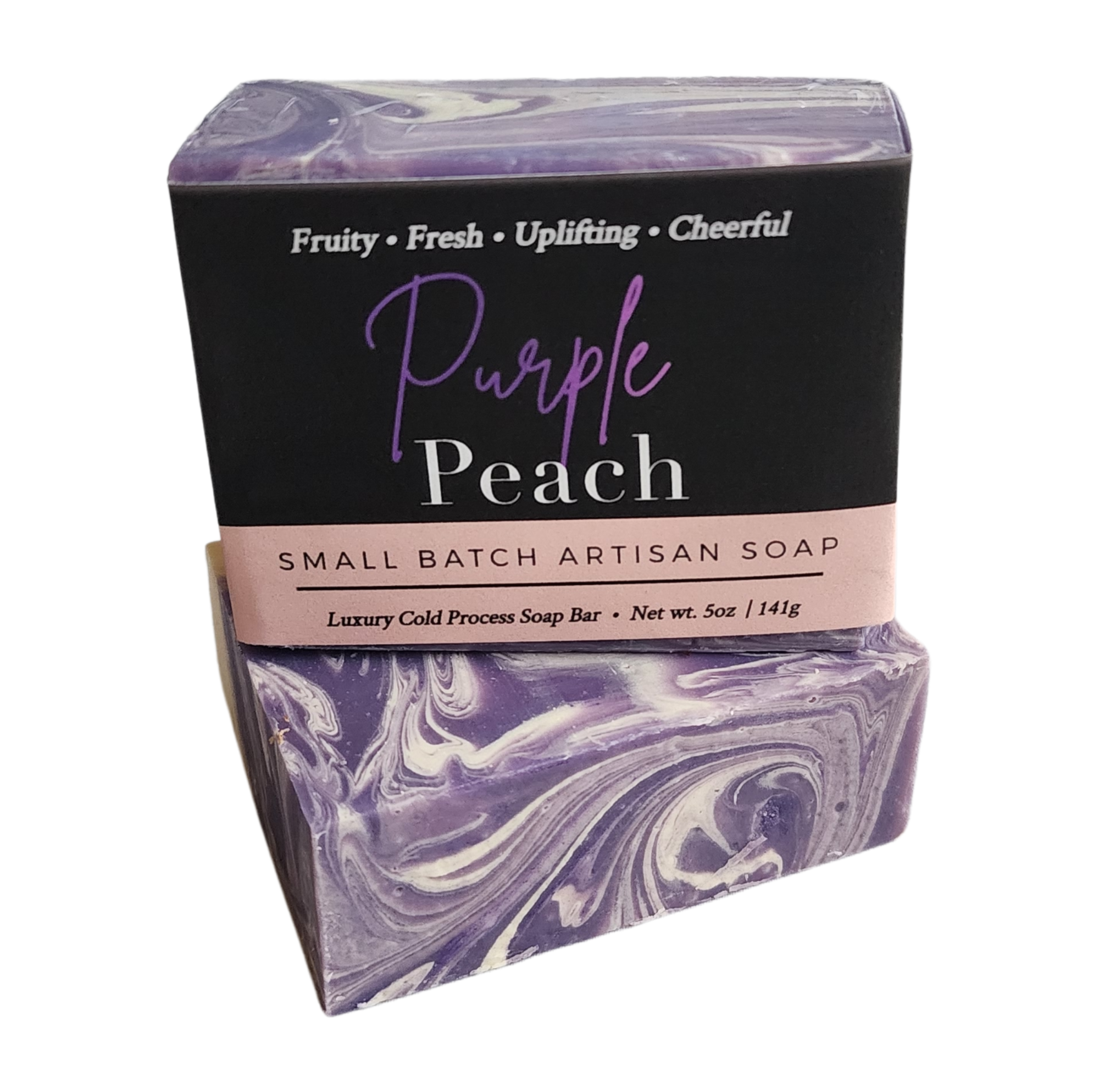 Purple Peach Soap Bar