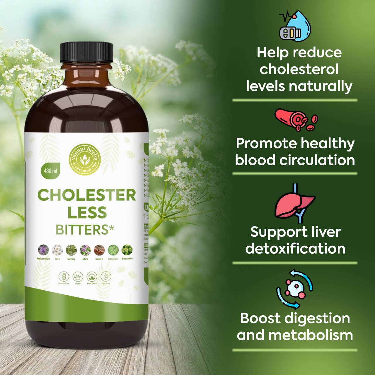 Cholesterol Less Living bitters (Not for beginners)